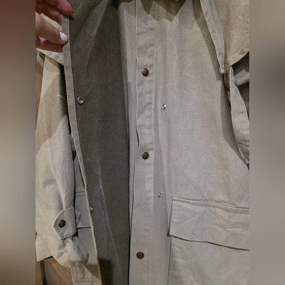 Vtg Austrailian Outback Trading Co. Western Duster Size Medium - Picture 4 of 10